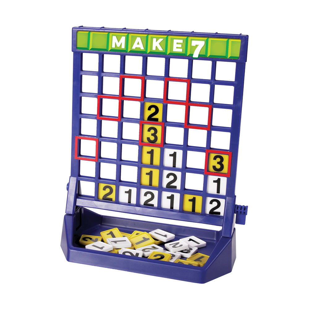 Alternative view of Make 7 Strategic Number Matching Board Game