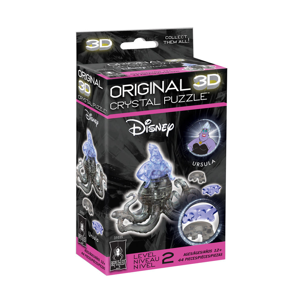 Alternative view of BePuzzled Disney Ursula 3D Crystal Puzzle - 44 pc
