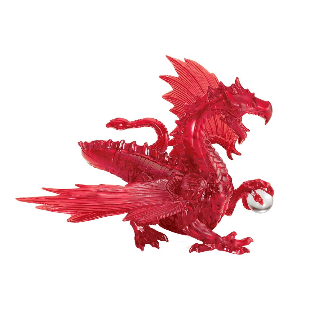 Alternative view of BePuzzled Red Dragon 3D Crystal Puzzle - 56 Pieces