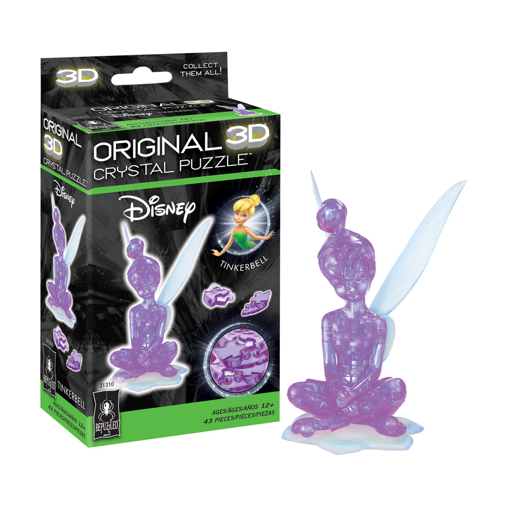 Alternative view of BePuzzled Disney Tinker Bell 3D Crystal Puzzle - 43 pc