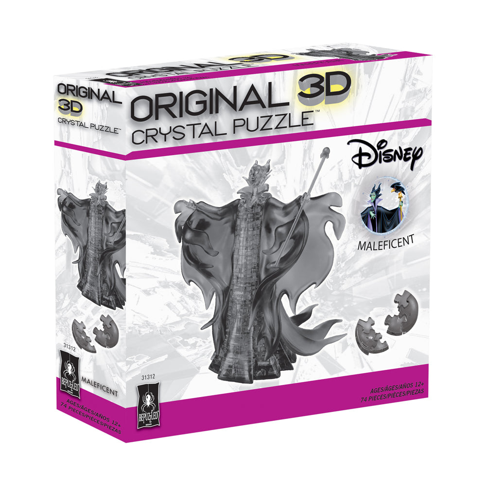 Alternative view of BePuzzled Disney Maleficent 3D Crystal Puzzle - 74 pcs
