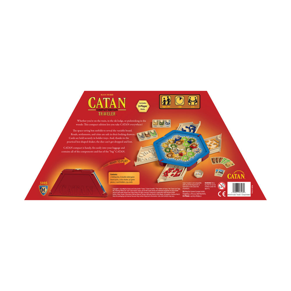 Catan: Traveler Compact Edition Portable Strategy Board Game - Image 2