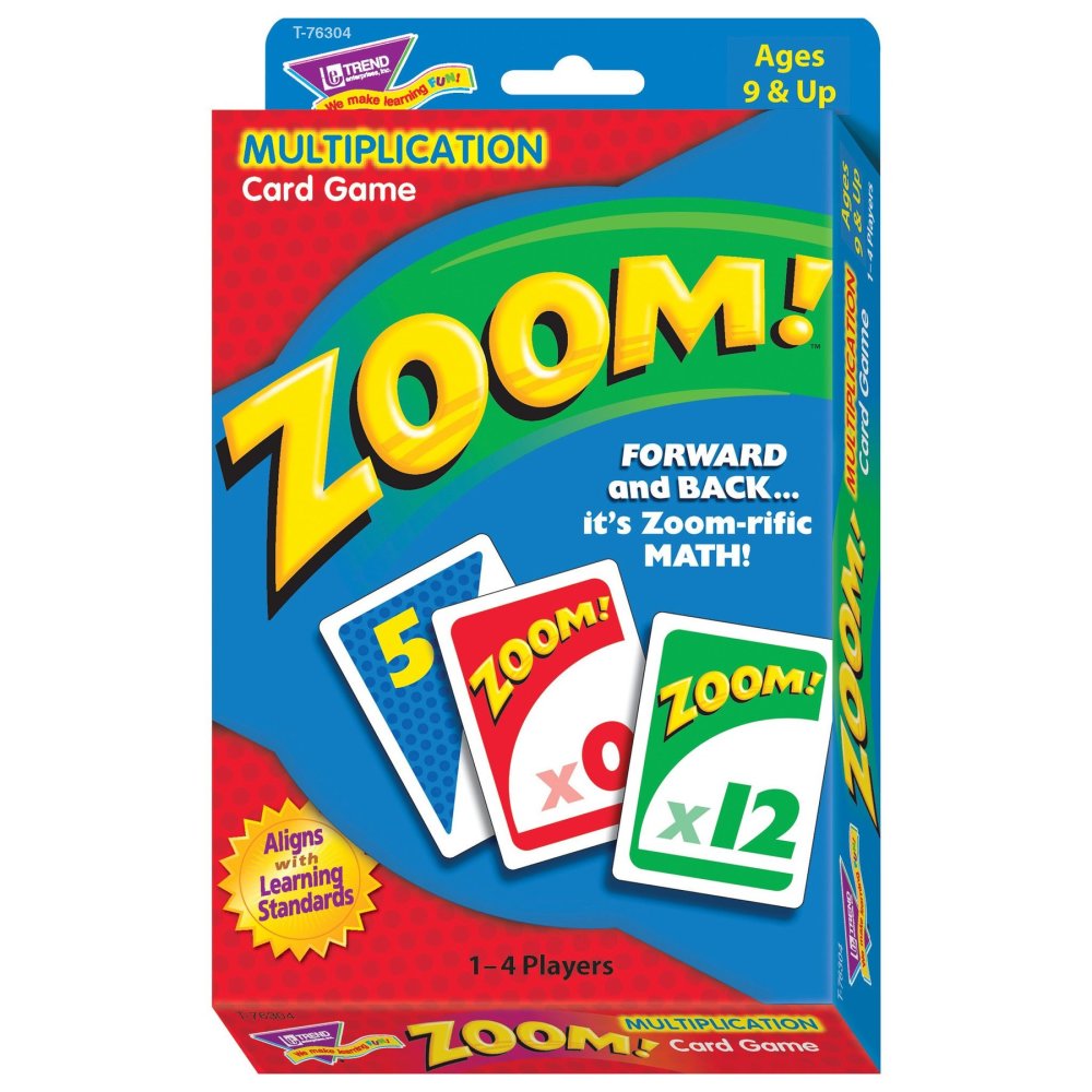 Zoom! Math Mastery Card Game For Kids