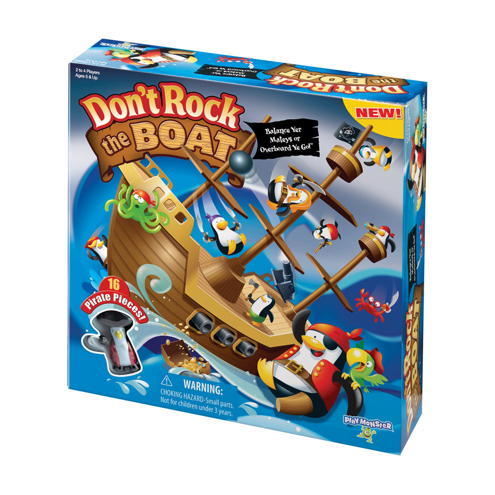 Alternative view of Don't Rock the Boat Balancing Pirate Penguin Game