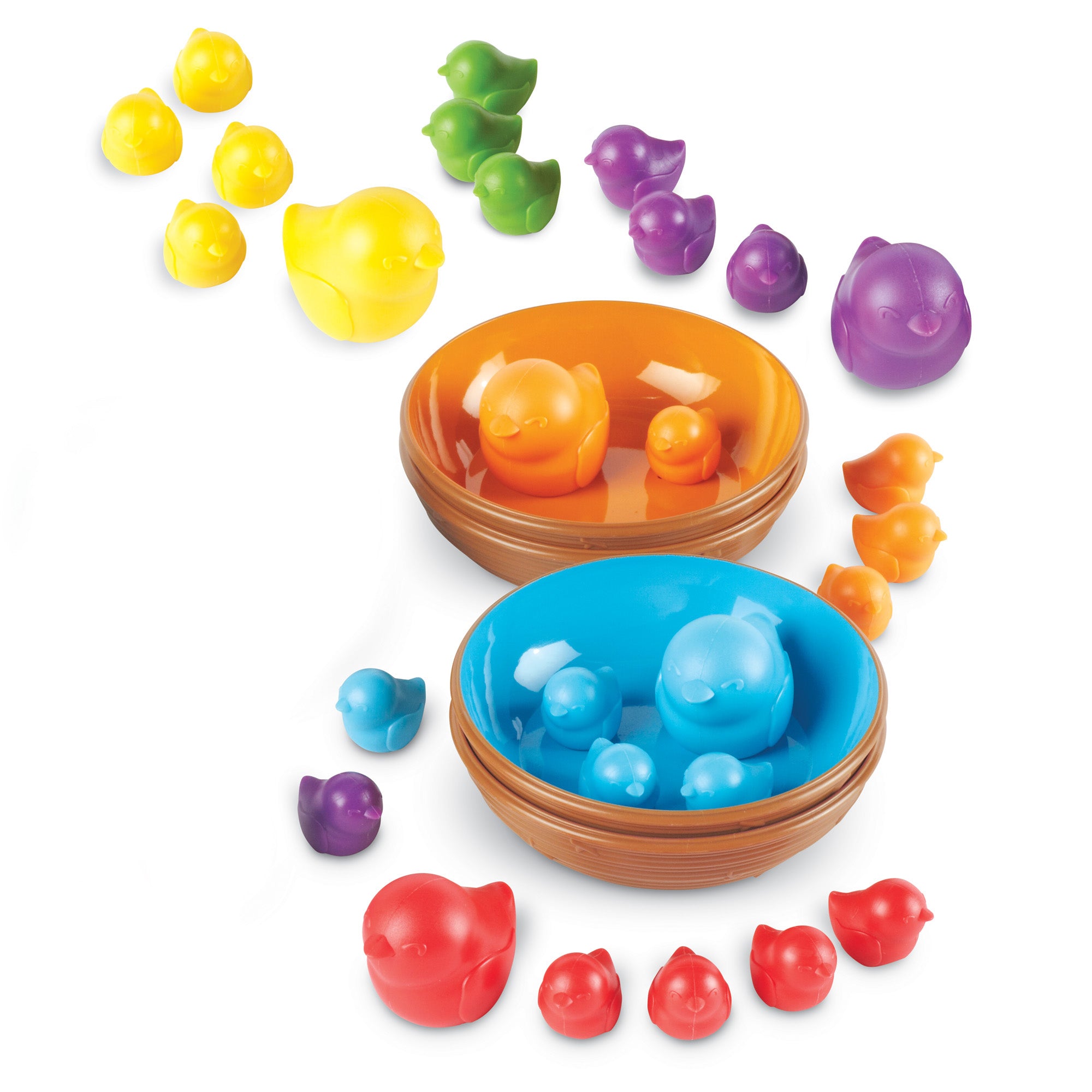 Learning Resources Birds in a Nest Sorting Set - Colorful Educational Toy - Image 3