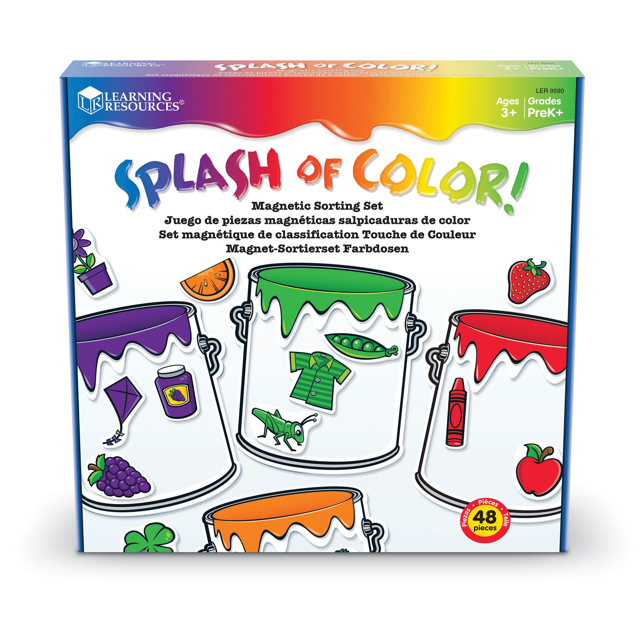 Alternative view of Learning Resources Splash of Color Magnetic Sorting Set - Educational Toy