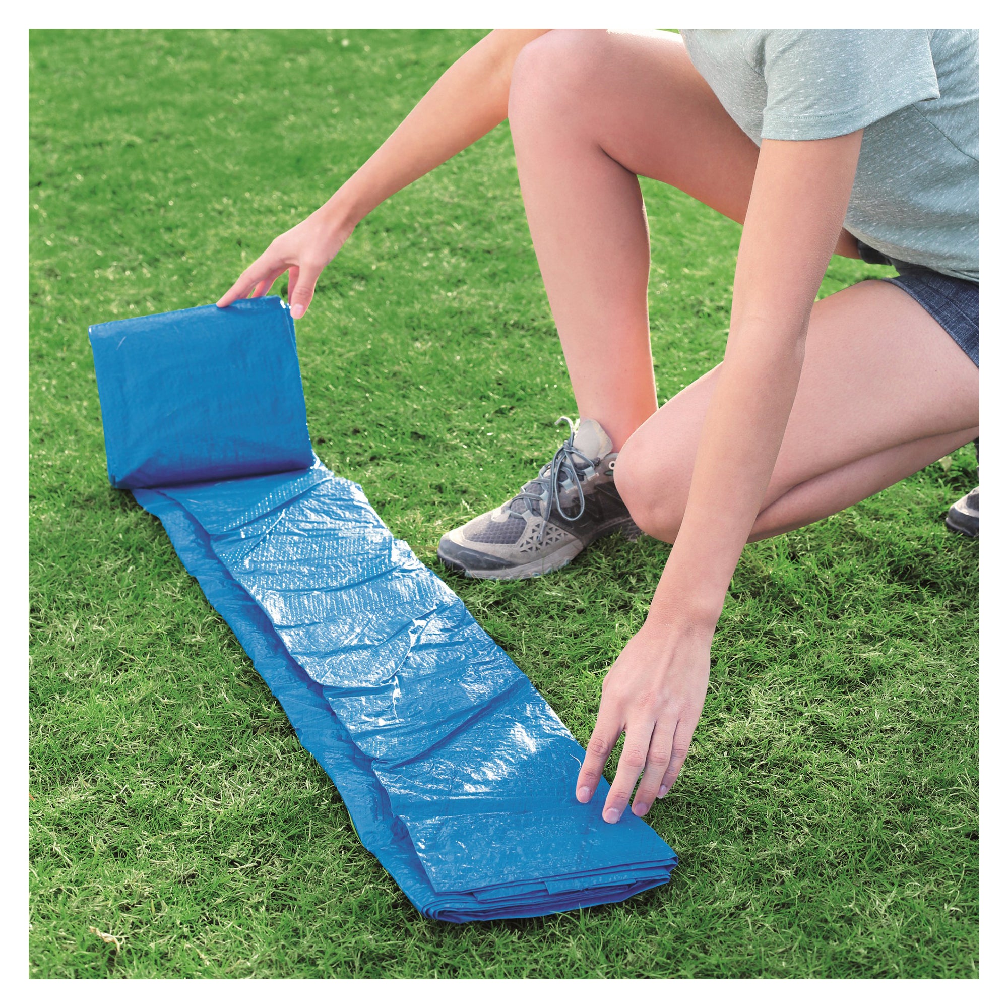 Alternative view of Bestway Flowclear Protective Ground Cloth for 13' x 13' Swimming Pools