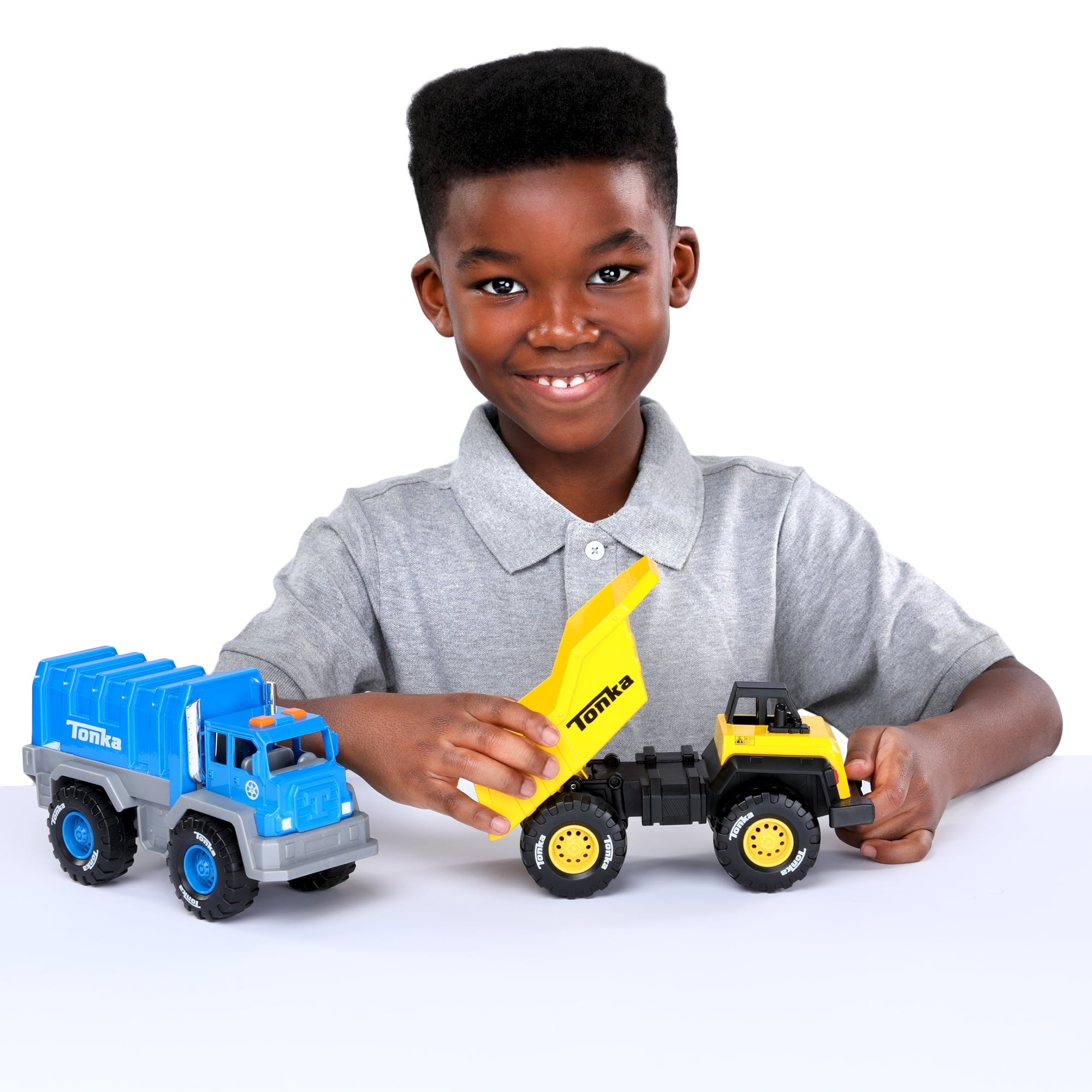 Alternative view of Tonka Tough Die-Cast Metal Garbage Truck Collector's Edition