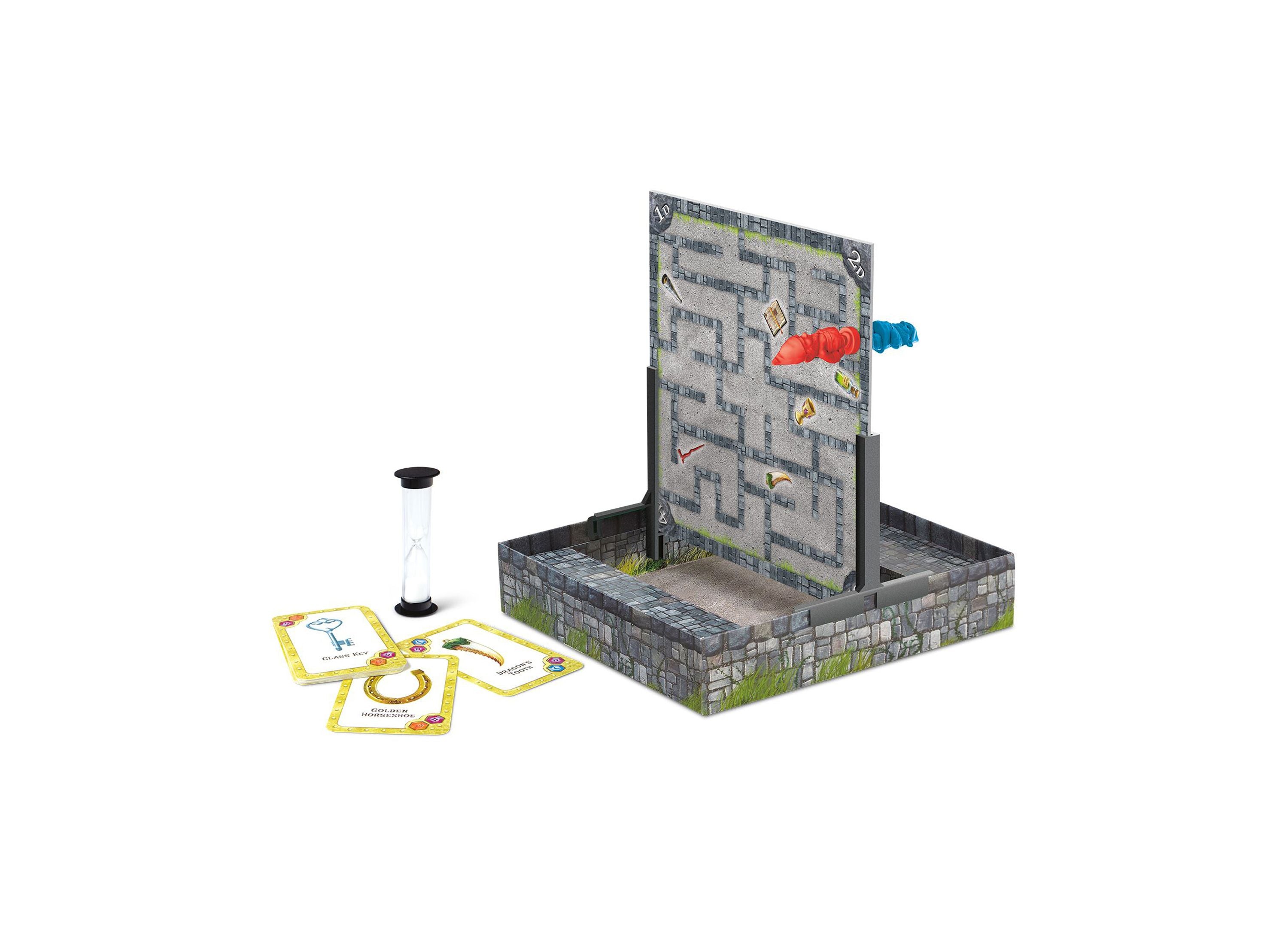 Alternative view of Gnomes at Night Cooperative Maze Board Game