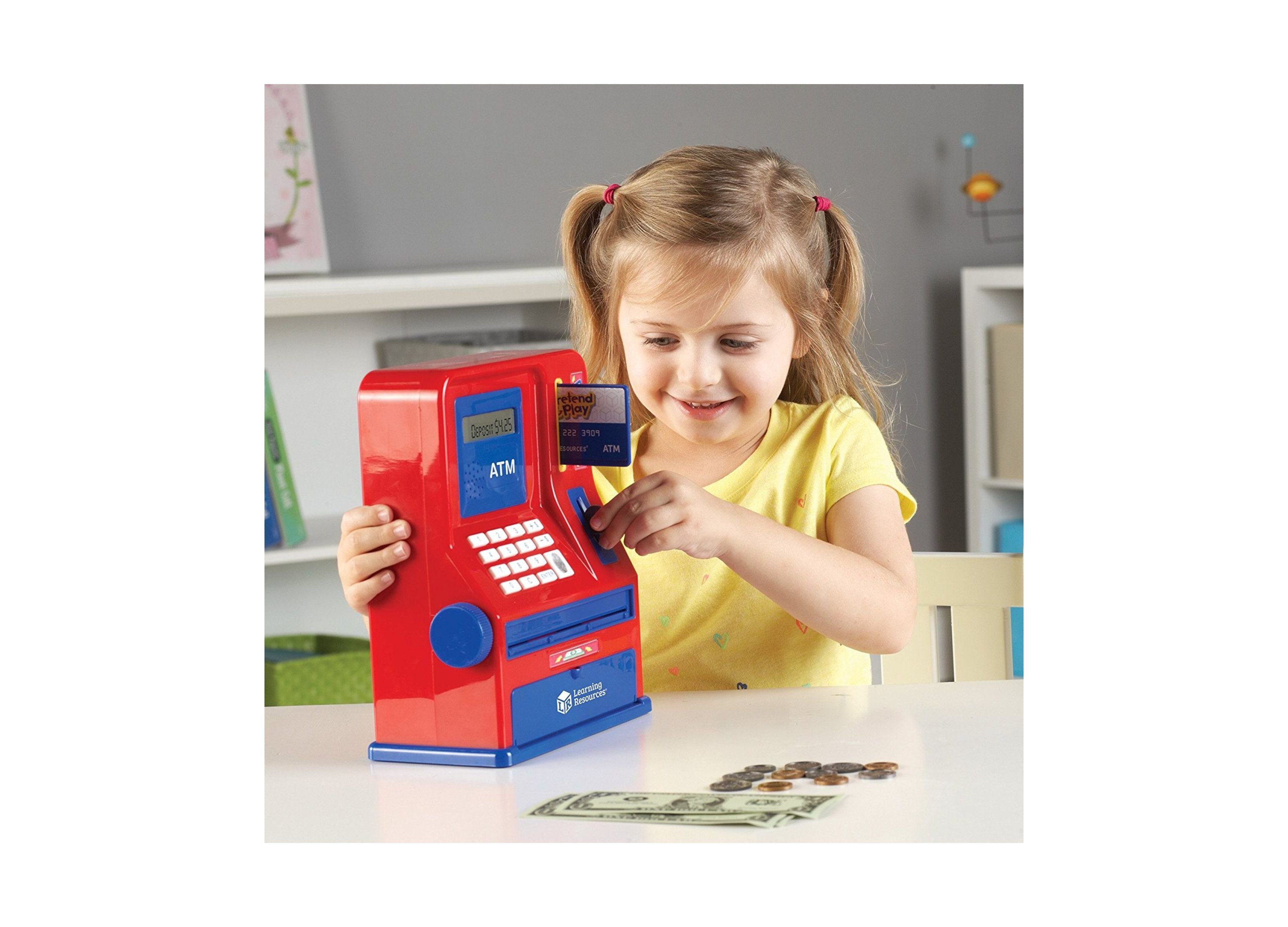 Learning Resources Pretend & Play Teaching ATM Bank - Interactive Educational Toy - Image 3