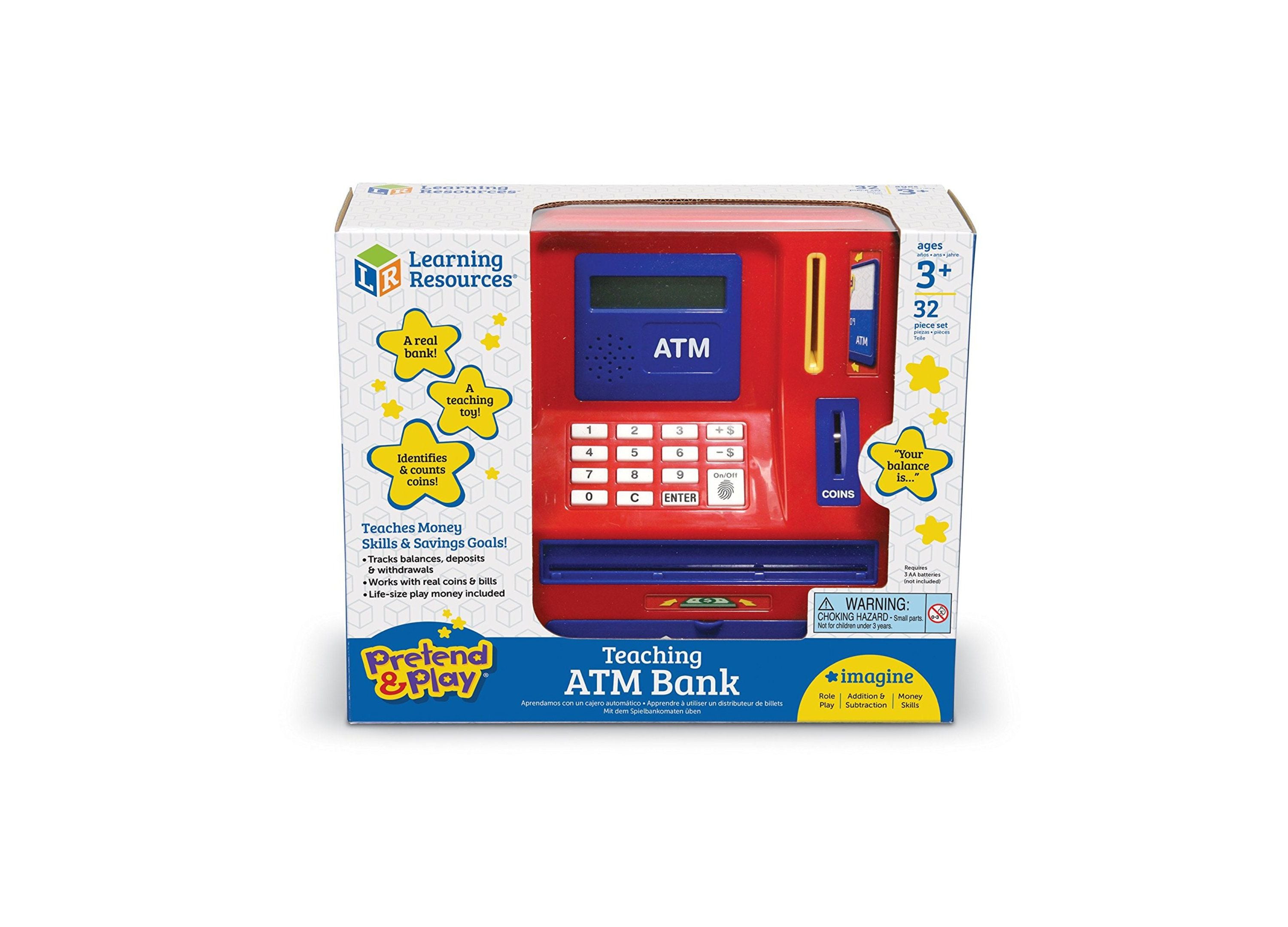 Learning Resources Pretend & Play Teaching ATM Bank - Interactive Educational Toy - Image 8