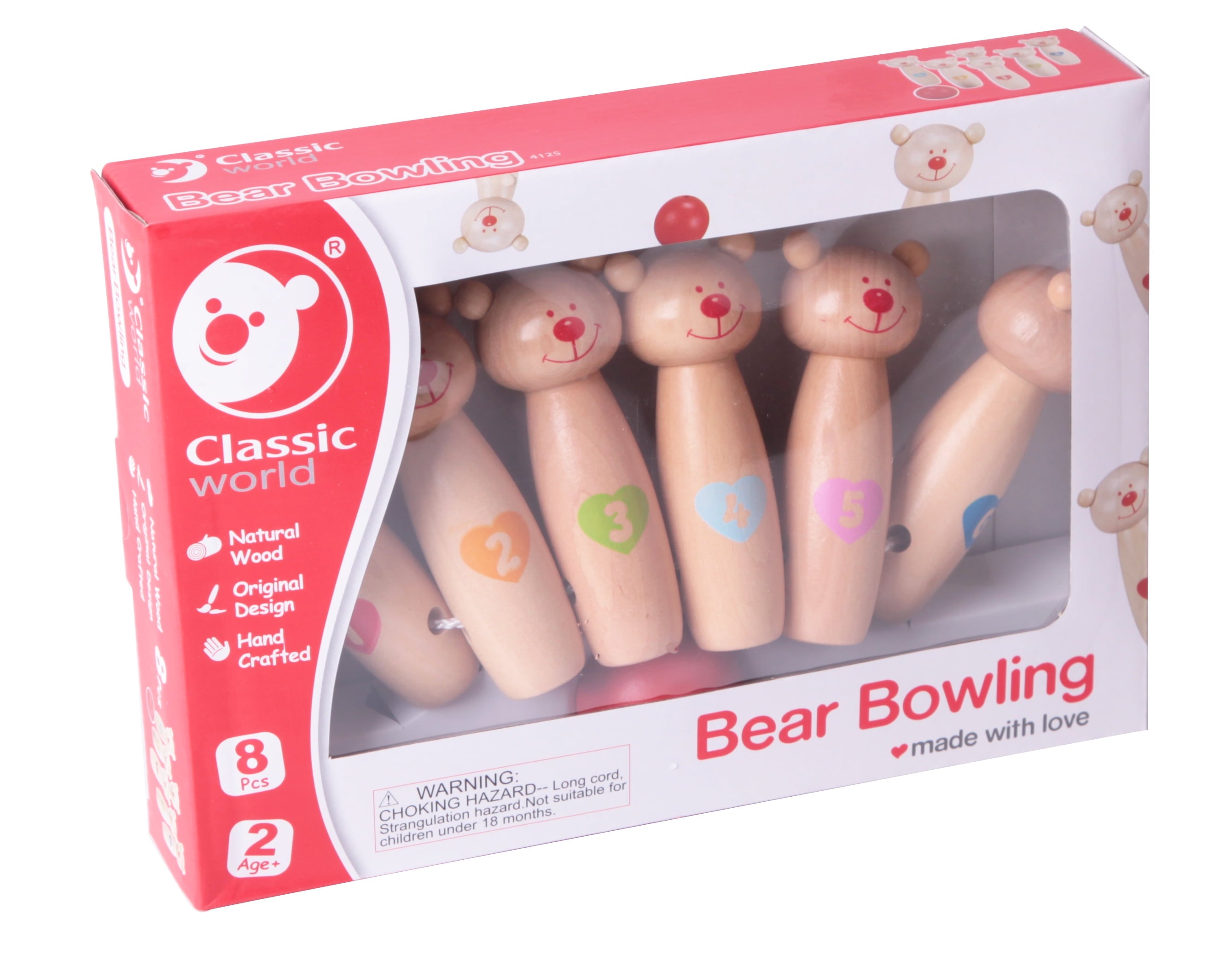 Classic World Bear Bowling Set for Kids - Fun Group Game - Image 2