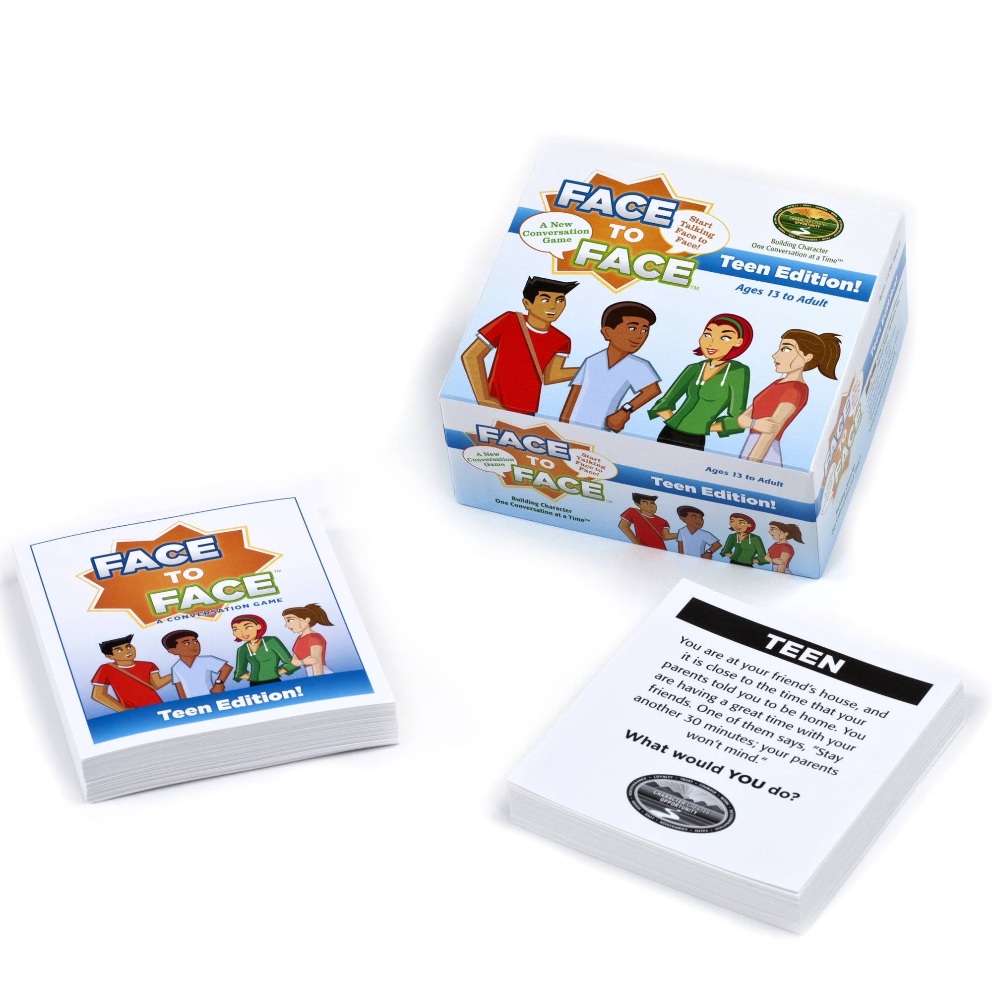 Alternative view of Face To Face Teen Edition Conversation-Starter Game