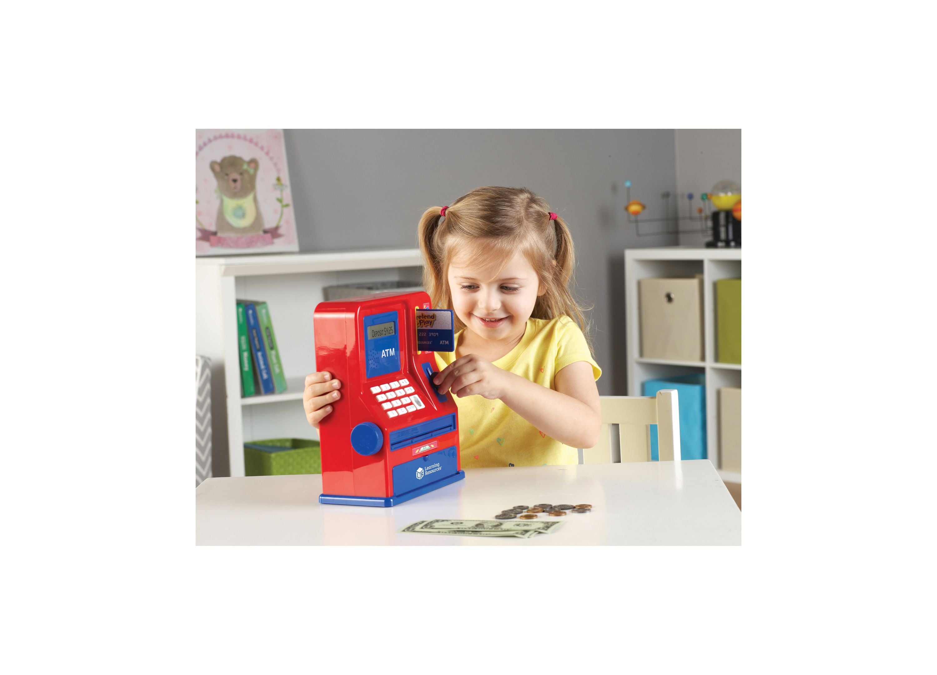 Learning Resources Pretend & Play Teaching ATM Bank - Interactive Educational Toy - Image 6