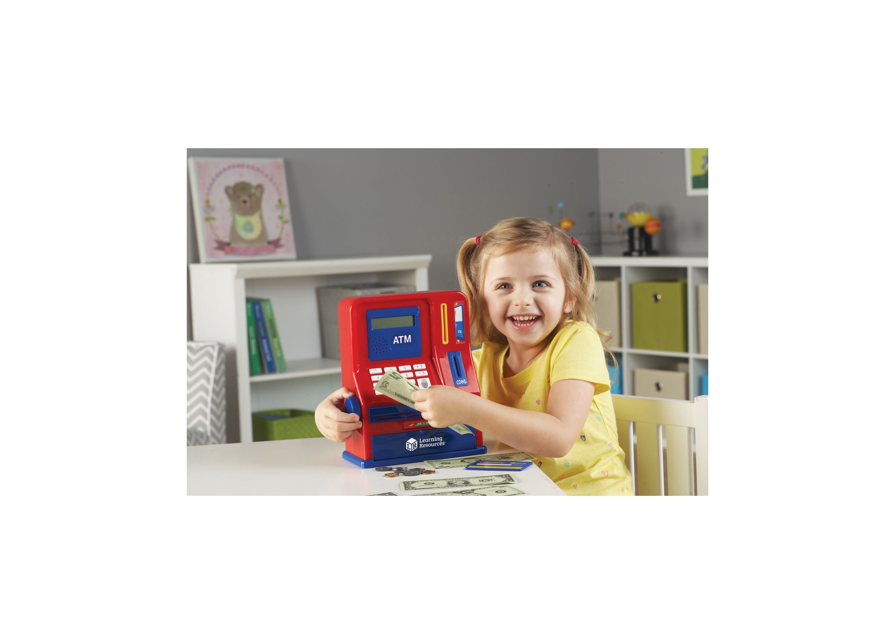 Learning Resources Pretend & Play Teaching ATM Bank - Interactive Educational Toy - Image 12