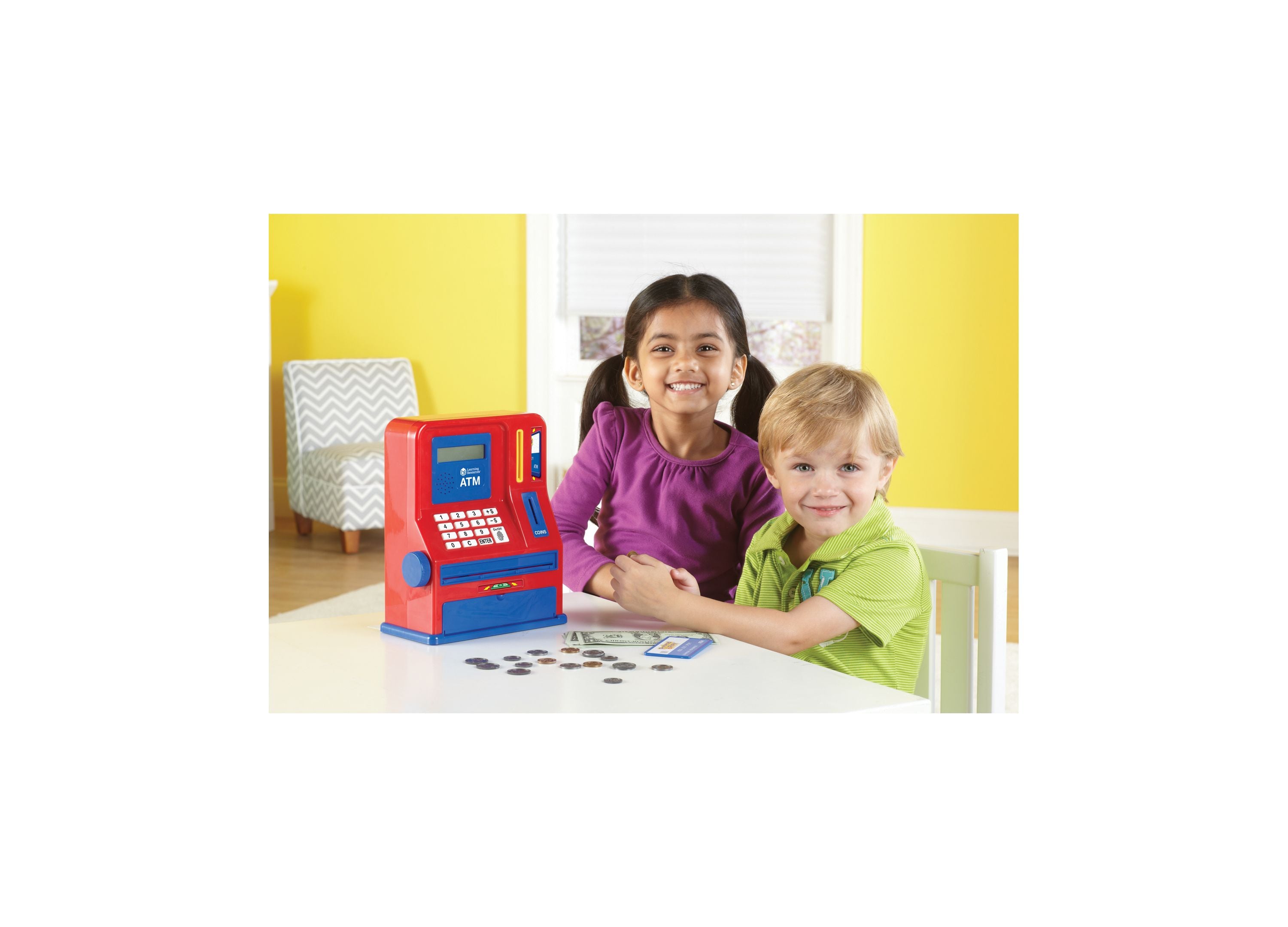Learning Resources Pretend & Play Teaching ATM Bank - Interactive Educational Toy - Image 5