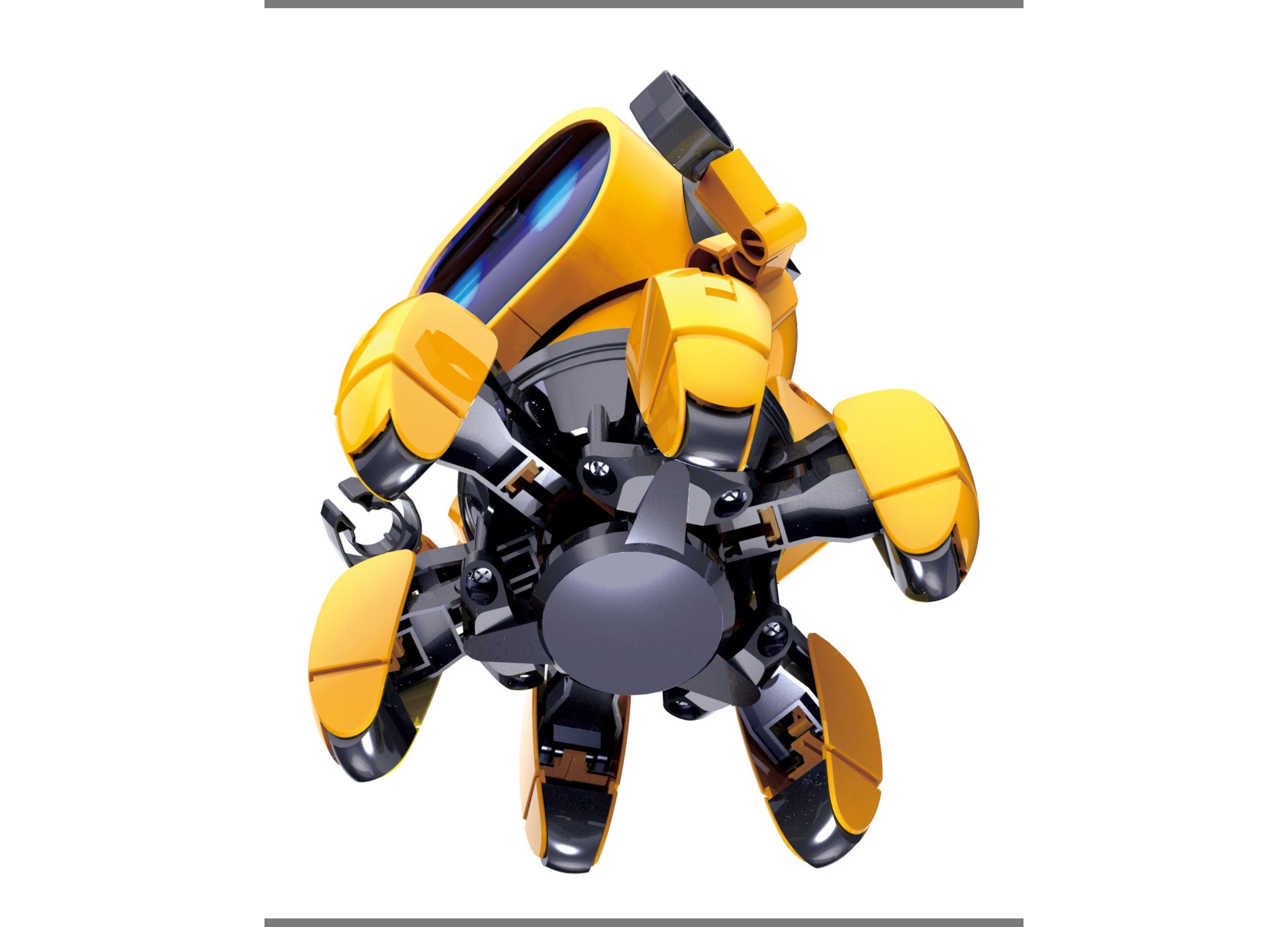 Elenco TEACH TECH Zivko the Robot Kit - Interactive AI Hexiped Robot - Image 6