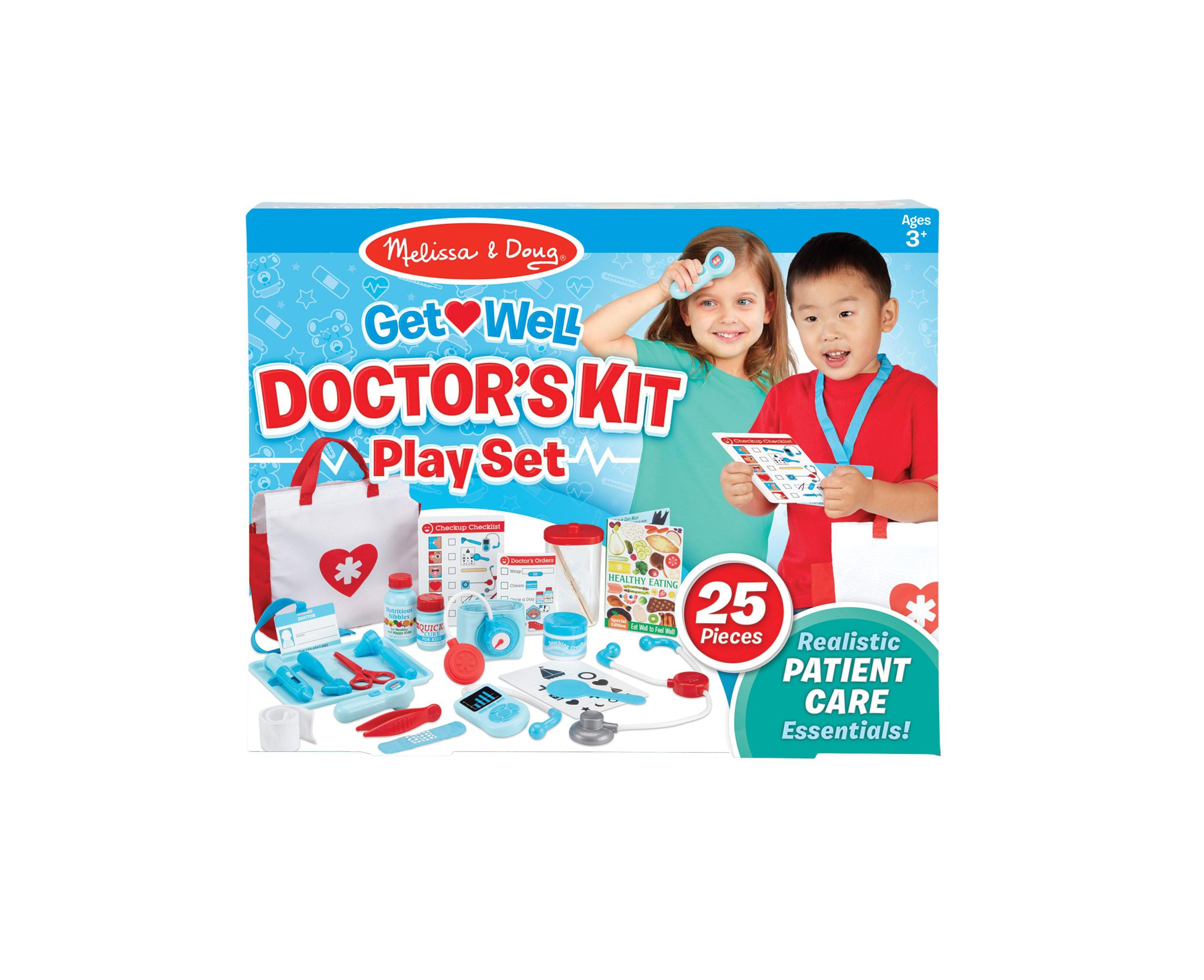 Melissa & Doug 25-Piece Get Well Doctor's Kit Play Set