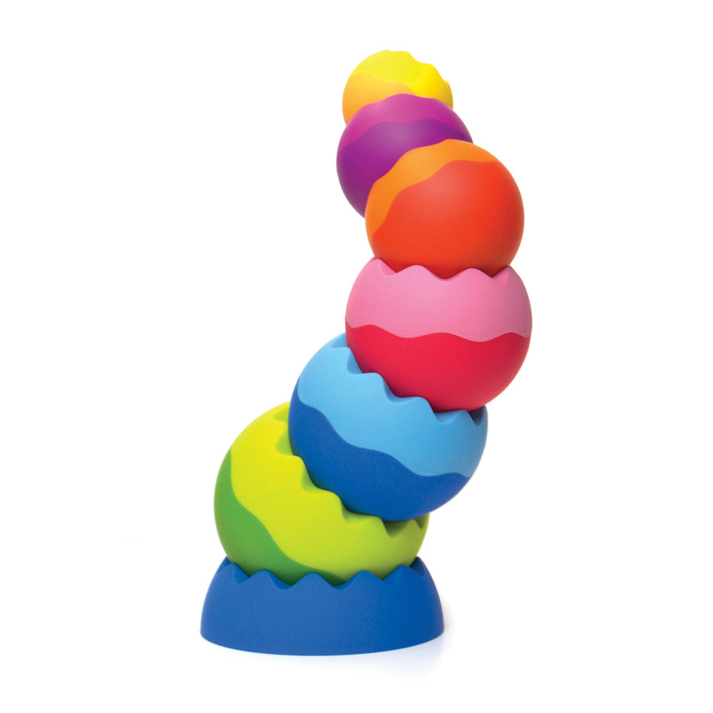Fat Brain Toy Co. Tobbles Neo - Vibrant Stacking Spheres - Image 3