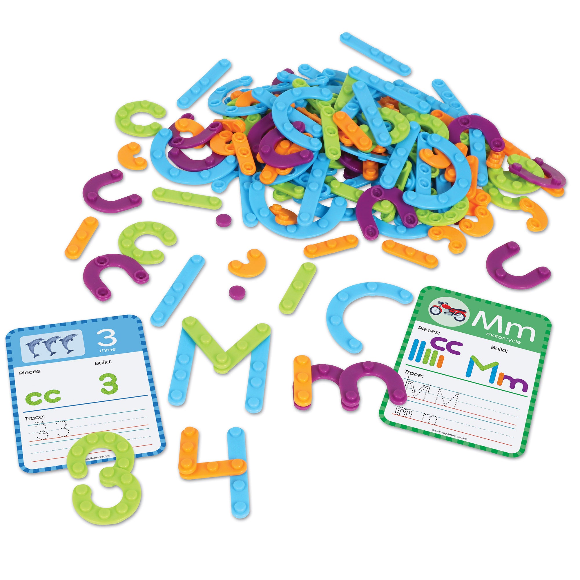 Learning Resources Letter & Number Maker - Educational Classroom Set - Image 2
