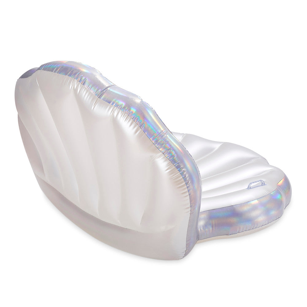 Funsicle Pearl Princess Lounge - Large Inflatable Shell Pool Float - Image 3