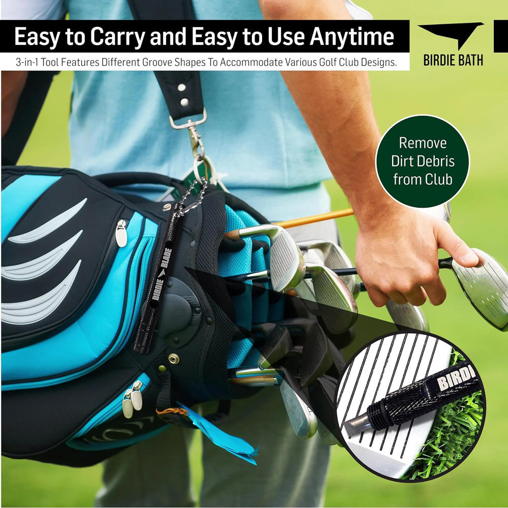 Birdie Golf: Birdie Blade - 3-In-1 Golf Club Groove Sharpener Tool - Image 6