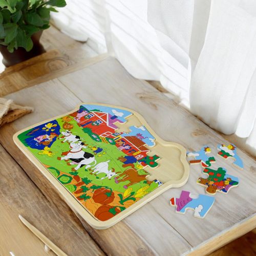 Calendars.com Exclusive Wooden Farm 30 Piece Puzzle - Image 3