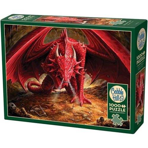 Cobble Hill Dragon's Lair Fantasy Jigsaw Puzzle - 1000 pc - Image 5