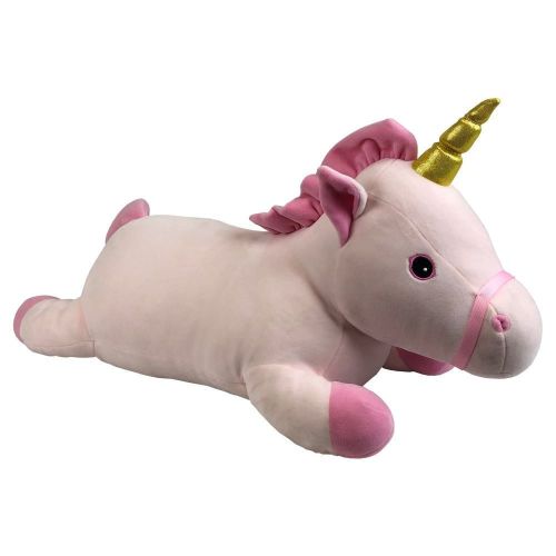 Snoozimals Enchanted Sky Unicorn 20 Inch Plush - Pink - Image 2