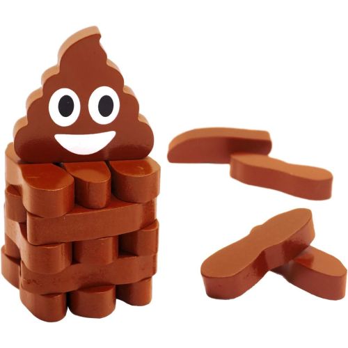 Stack the Poops Wooden Tower Game - Family Fun with a Twist - Image 6