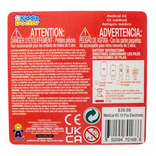 Go! Toys and Games 19-Piece Interactive Medical Kit for Kids - Educational Role Play - Image 5