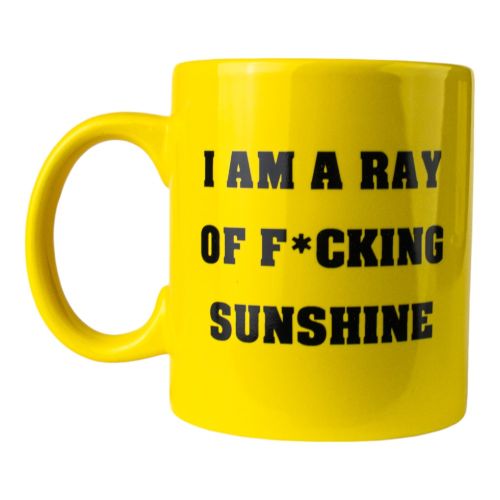 Alternative view of Yellow Ray Of Sunshine 16 Oz Cheerful Mug