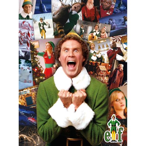 Aquarius Elf Movie Collage Christmas Jigsaw Puzzle - 1000 pc - Image 3