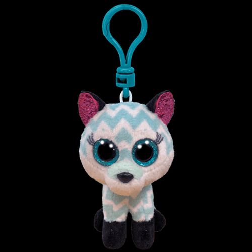 Alternative view of Atlas Fox Aqua Boo Clip Plush Backpack Accessory