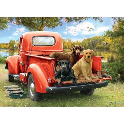 Cobble Hill Fishing With Friends 1000pc Jigsaw Puzzle - Image 2