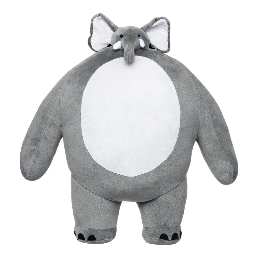 Tiny Headed Kingdom Dorrit Plush Elephant 15 inch - Soft Grey