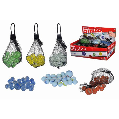 Vibrant Spectrum Marbles, 6-Count Assorted Colors Set