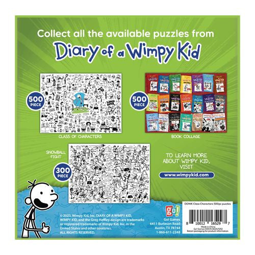 Diary of a Wimpy Kid Class Characters Jigsaw Puzzle - 500 pc - Image 4
