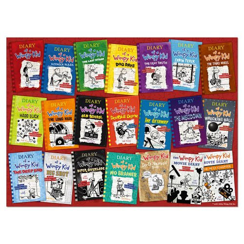 Diary of a Wimpy Kid Iconic Covers Jigsaw Puzzle - 500 pc - Image 2