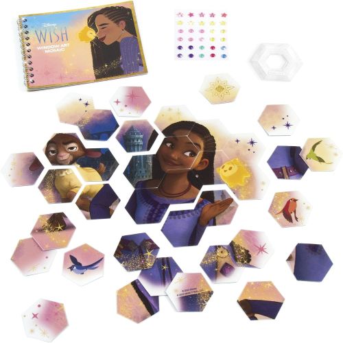 Alternative view of Disney Wish Window Clings 41-Piece Art Mosaic Set