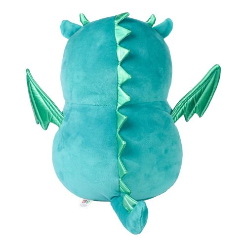 Kobioto Enchanted Dragon 18 inch Plush - Turquoise with Shimmering Green Wings - Image 2