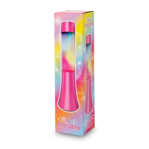 Enchanting Magical Pink Lamp with Multicolor Light Show - Image 3
