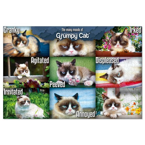 GC Grumpy Cat Humorous Collage Jigsaw Puzzle - 1000 pc - Image 3