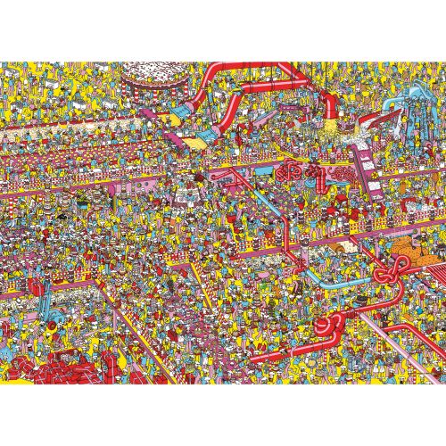 Aquarius Where's Waldo Cake Factory Jigsaw Puzzle - 1000 pc - Image 3