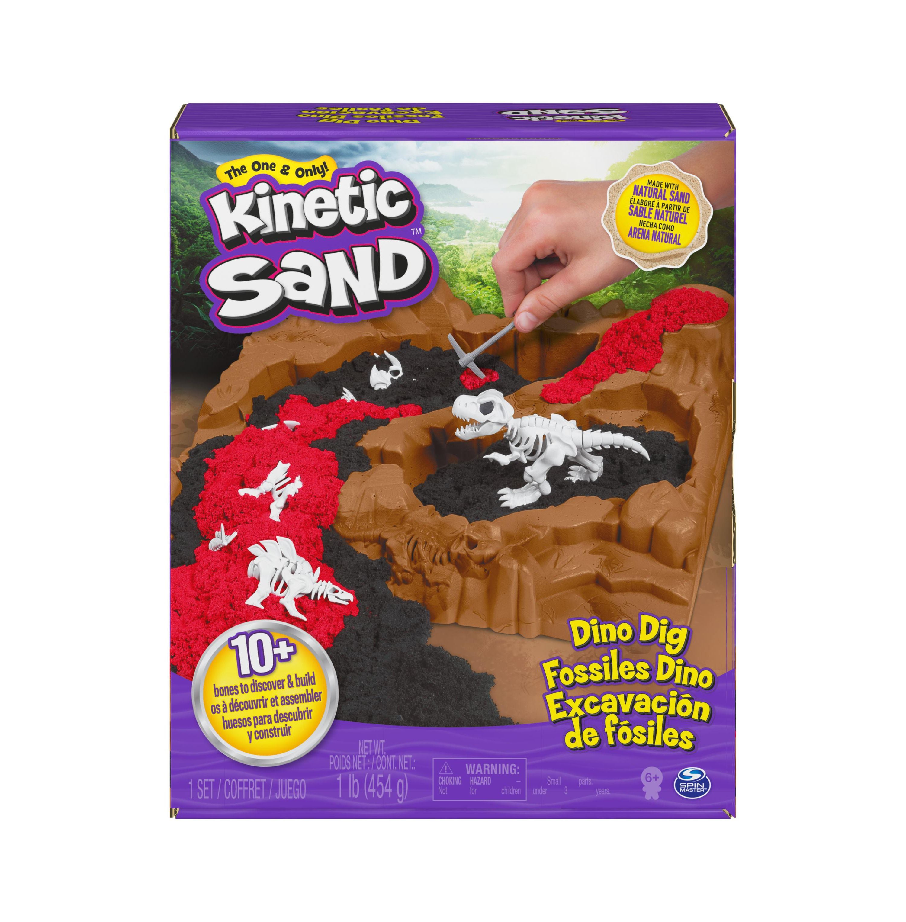 Kinetic Sand - Dino Dig Playset - Excavation Adventure - Image 7