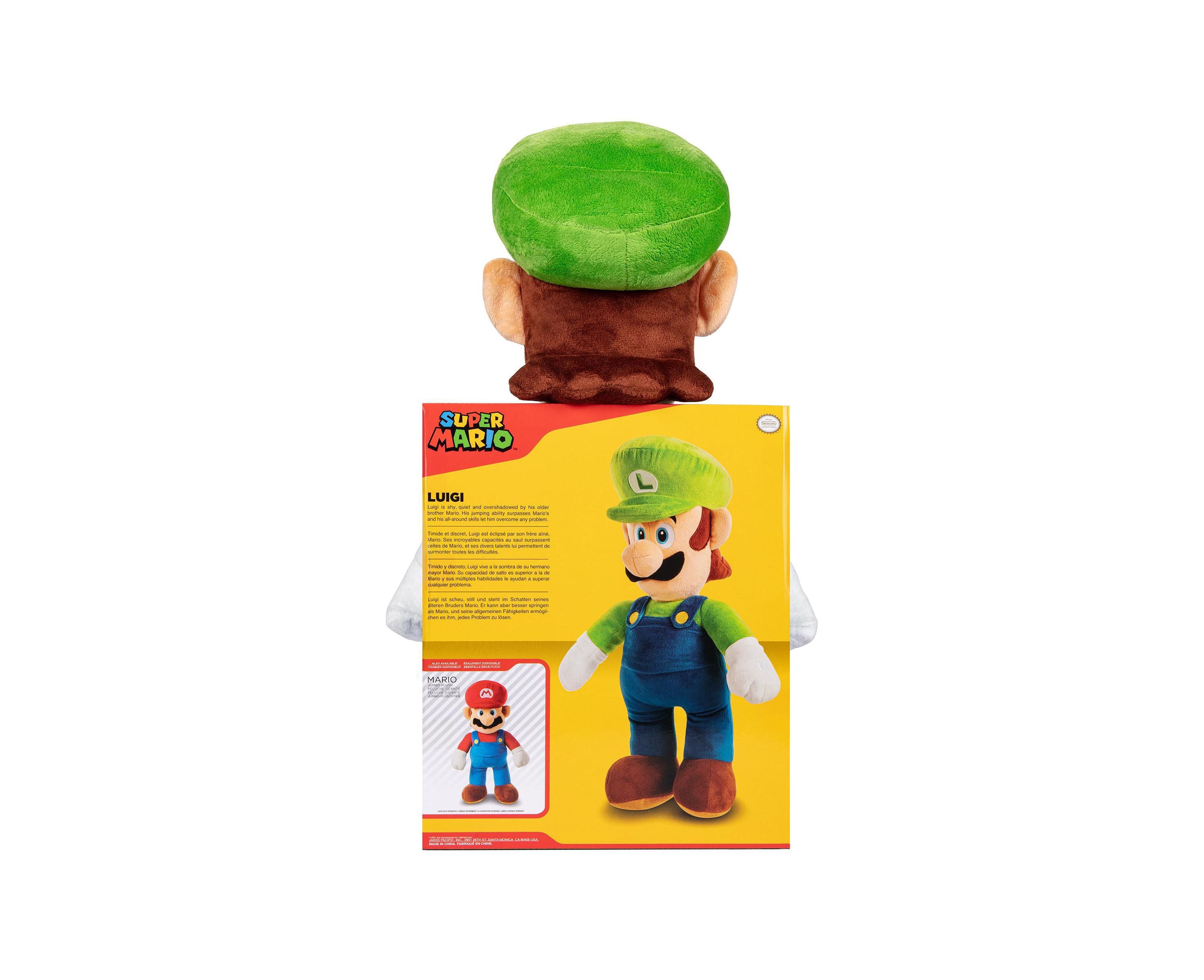 Nintendo 20 inch Jumbo Plush Luigi - Super Soft Cuddly Toy - Image 2