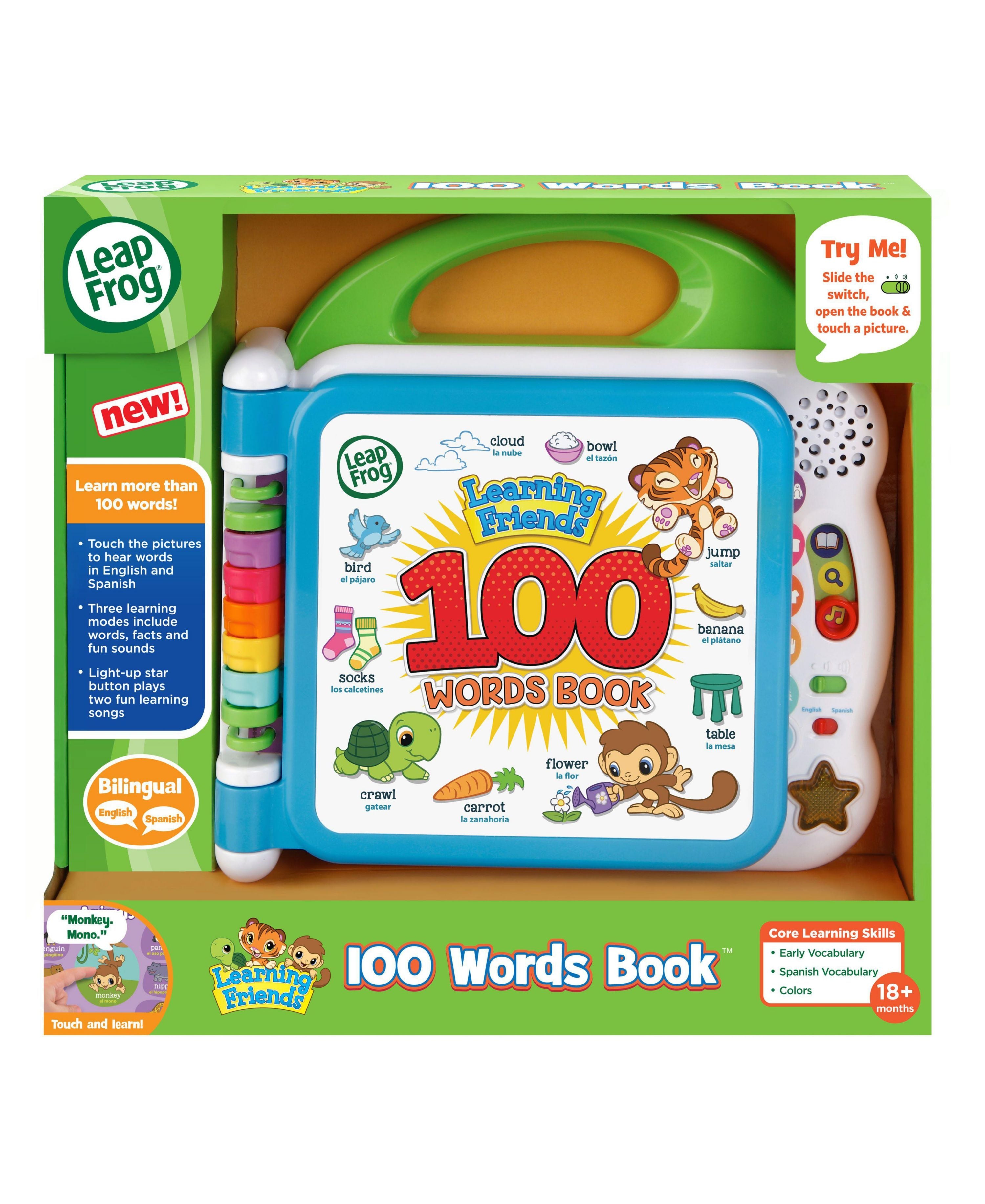 LeapFrog Learning Friends 100 Words Book - Interactive Bilingual Educational Toy - Image 3