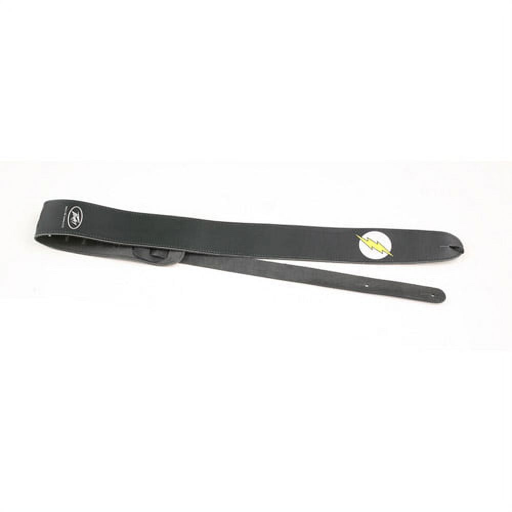 Peavey DC Flash Black Leather Guitar Strap