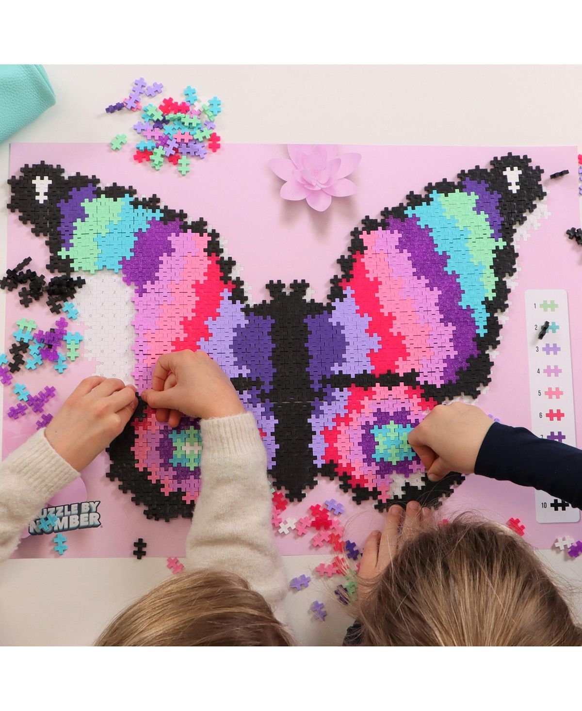Plus-Plus Puzzle By Number Butterfly Jigsaw - 800 pc - Image 5