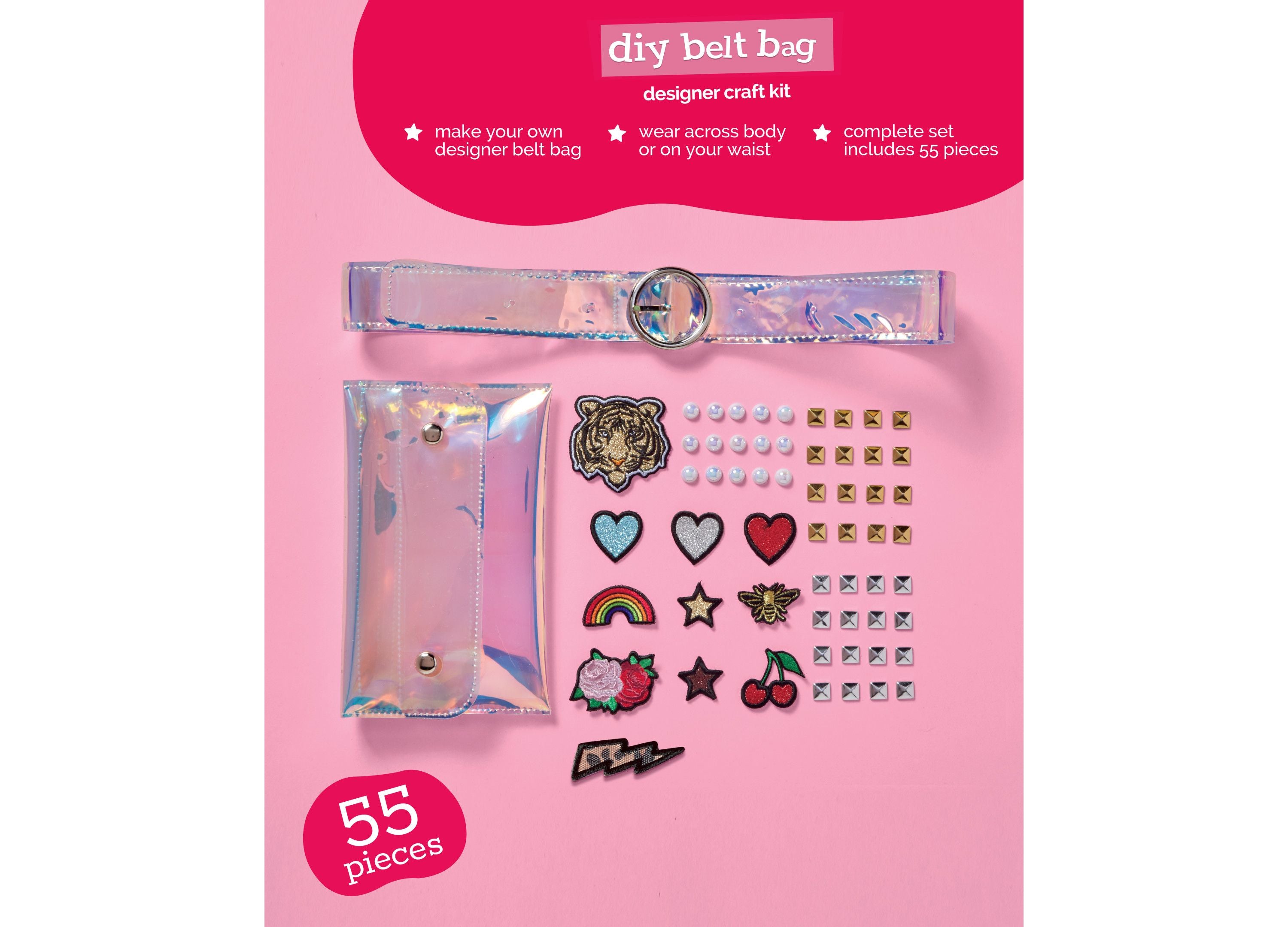 Geoffrey's Toy Box DIY Belt Bag Craft Kit with Embroidered Patches - Exclusive at Macy's - Image 6
